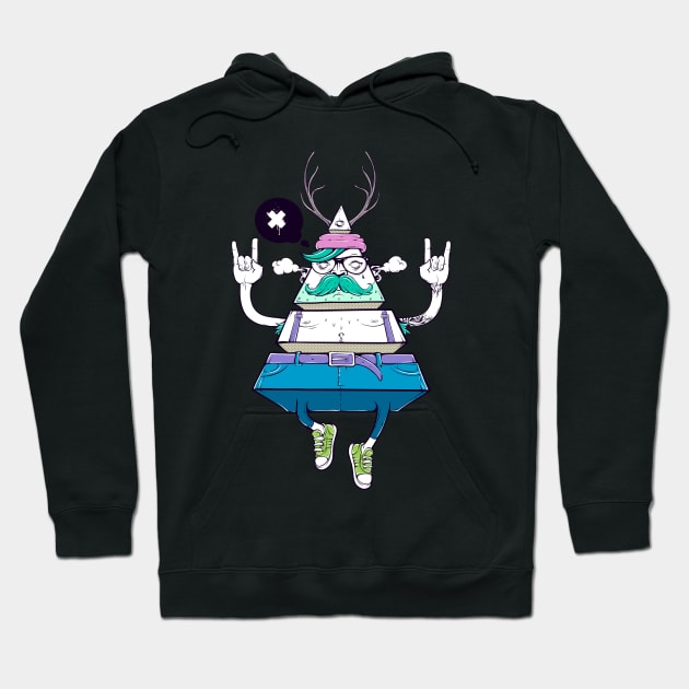 Triangle Hipsta Hoodie by Vecster